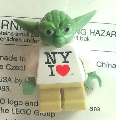 Rådgiver Banzai råb op Yoda NY I Love Exclusive LEGO Minifigure 