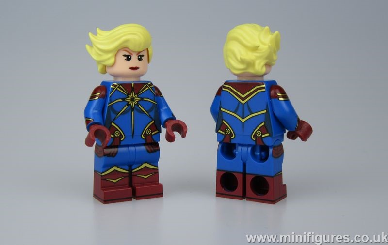 Captain Marvel V1 Lab9 Custom Minifigure