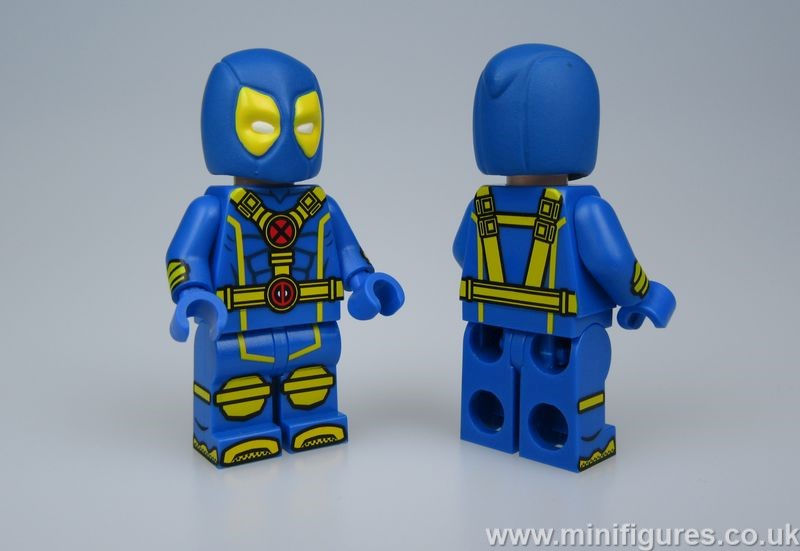 Blue Deadpool MaxBrick Custom Minifigure