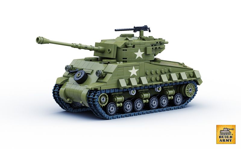 M4A3E8 Sherman Easy8 Tank - Buildarmy®