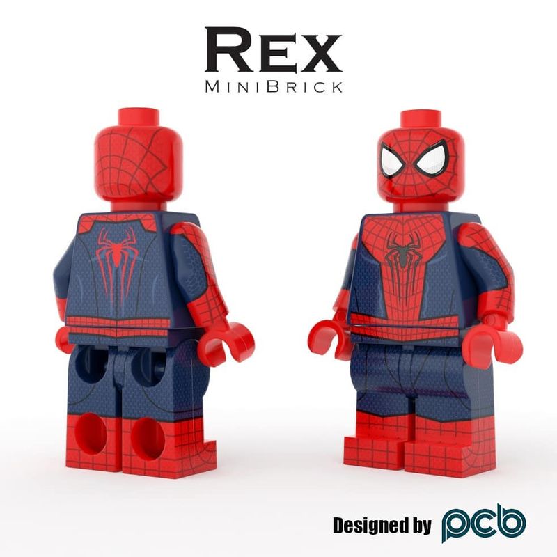 Amazing Arachnid V2 PC x Rex Custom Minifigure