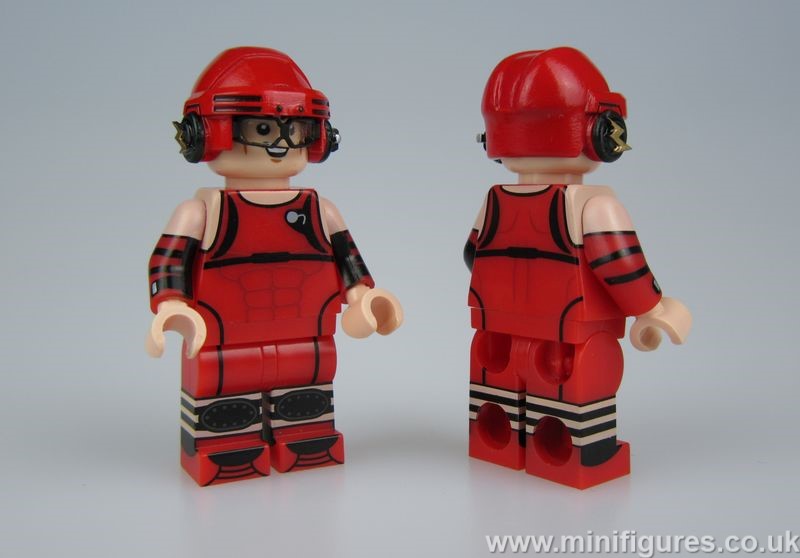 Test Suit Flash Jaka Brick Custom Minifigure
