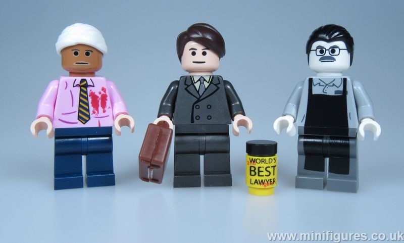 The Lawyer, The Bagman & The Manager CM Custom Minifigures