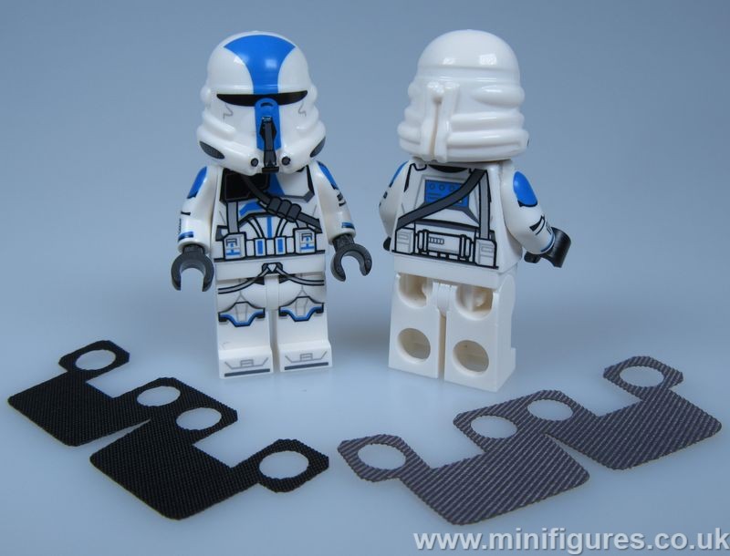 Blue Paratrooper v2 (RH) GCC Custom Minifigure