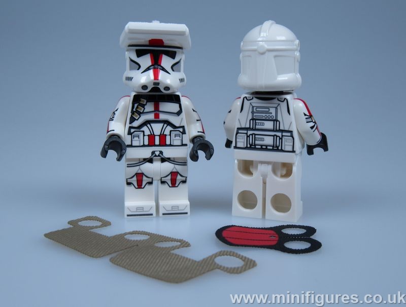 Commander Red Stripe GCC Custom Minifigure