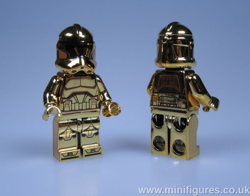 Gold Shiny Trooper (RH) GCC Custom Minifigure
