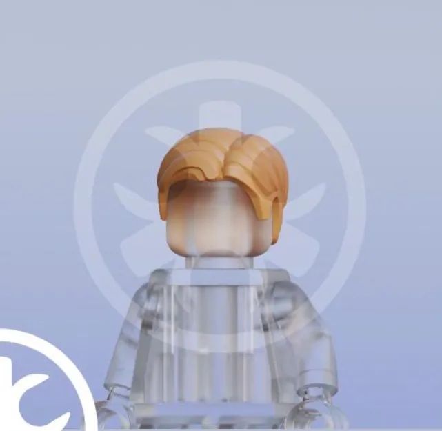 Light Brown Layered Part Hair ChipChipCustom