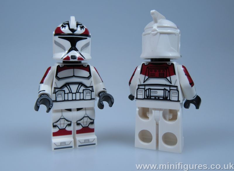 P1 Dark Red Howl Trooper (RH) GCC Custom Minifigure