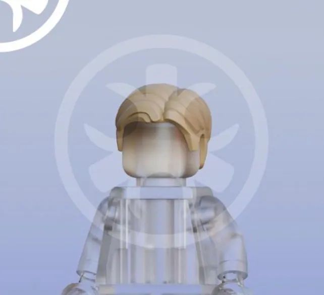 Tan Layered Part Hair ChipChipCustom