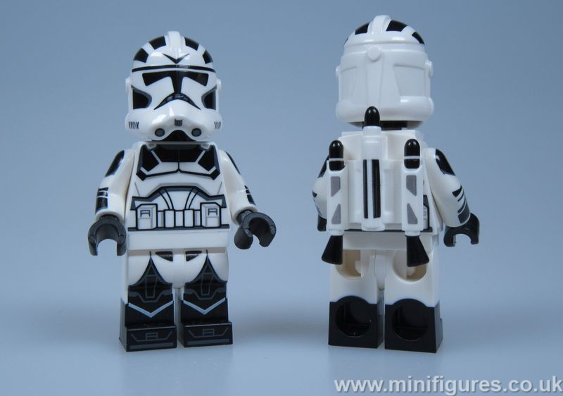 Black Jet Trooper (RH) with Printed Jetpack GCC Custom Minifigure