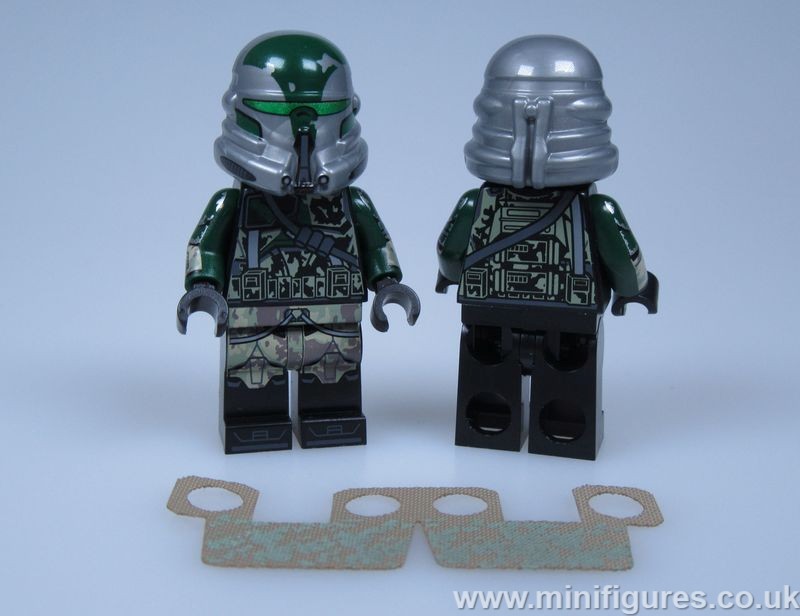 Camo Green Paratrooper Commander (RH) GCC Custom Minifigure