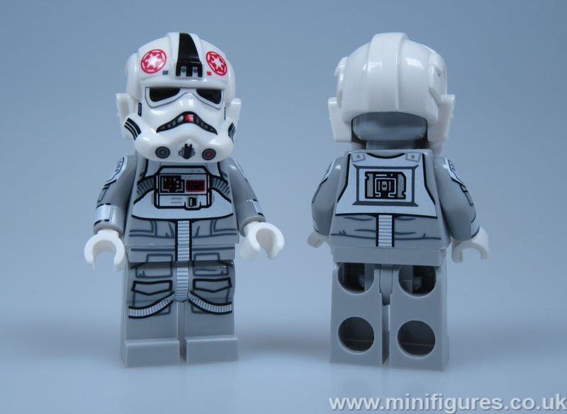 Snow Vehicle Driver (Official Helm White) GCC Custom Minifigure