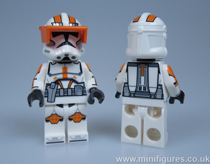 Commander Orange Cartoon Style (OH) GCC Custom Minifigure