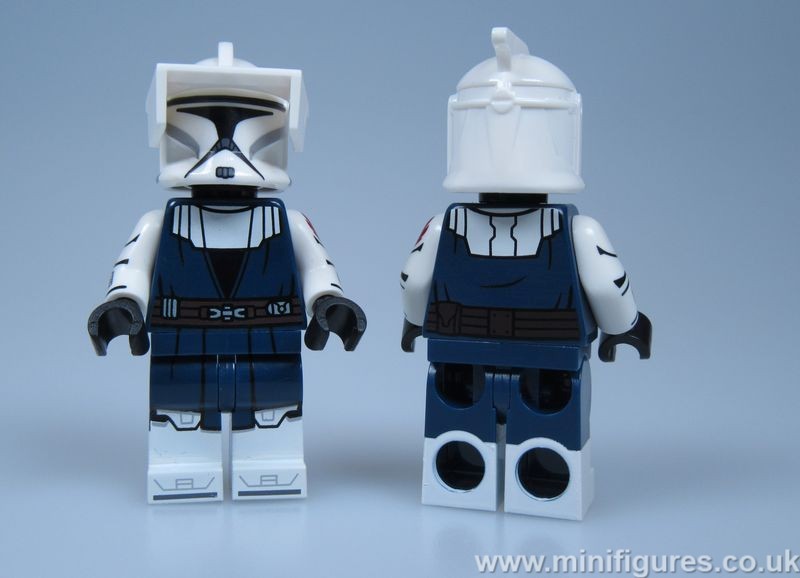 Generic Jedi Commander Dark Blue GCC Custom Minifigure