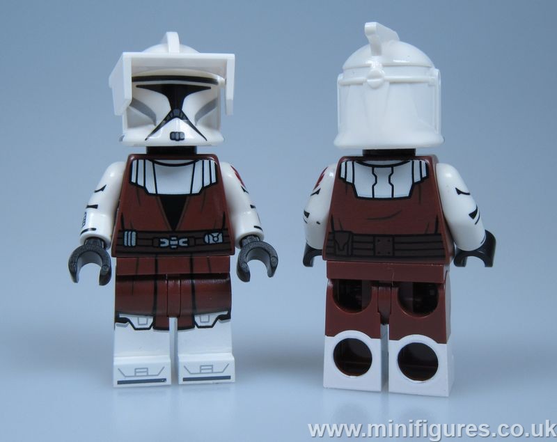 Generic Jedi Commander Reddish Brown GCC Custom Minifigure
