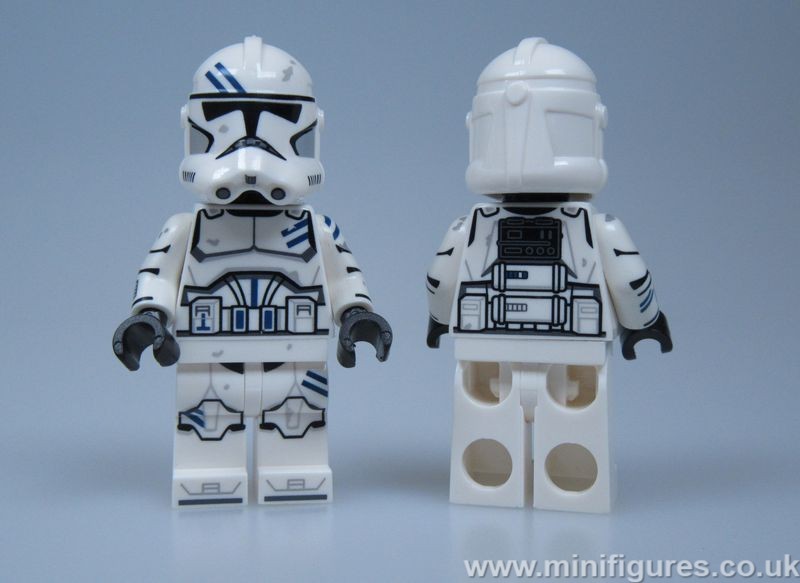 Dark Blue Stripes Trooper (RH) GCC Custom Minifigure